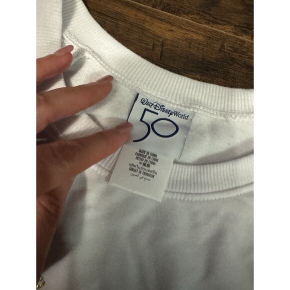 Walt Disney World 50th Anniversary Mickey Mouse Long Sleeve Pullover Size L - Picture 3 of 6